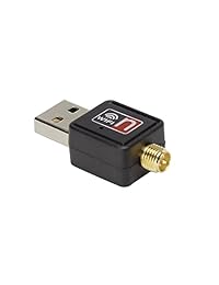 alleasy USB2.0 adaptador adaptador LAN, USB WiFi Dongle de red inalámbrico con antena desmontable para PC, Desktop Laptop, Mac