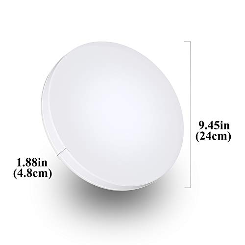 Airand Badezimmer Lampe 18W LED Deckenleuchte LED Deckenlampe IP44 Wasserdicht Badlampe Küchenlampe Ø24CM Led… – Bild 5