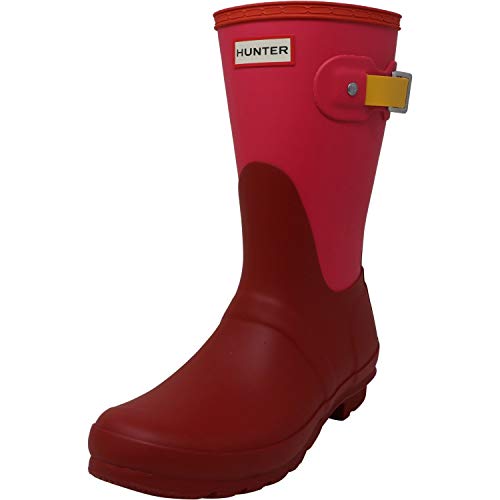 hunter color block rain boots