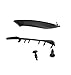 Fontic Deal Wiper Cowling Rubber End Pieces with Retaining pins fits for Ford F-150 / Lincoln Mark LT - Driver and Passenger Side