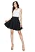 MBJ WB669 Womens Basic Versatile Strechy Flare Skater Skirt XL Black