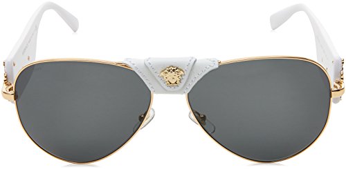 Versace Mens Sunglasses (VE2150) Multicolor/Grey Metal - Non-Polarized - 62mm