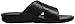 FitFlop Women's Aix Leather Slide Sandals dress Sandal, All Black, 6 M US