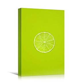 signwin Canvas Wall Art Lone Lime Chic Citrus...