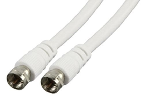 electrosmart 5m Satellite or Cable TV White Extension Coax/Coaxial Cable
