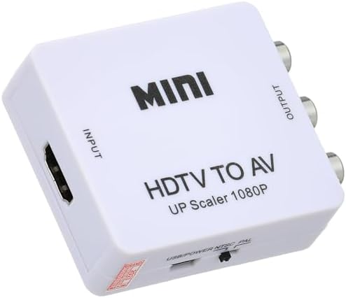 Mini hd video converter box hdmi to av/cvbs l/r video adapter