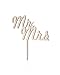 Cake Topper - Mr and Mrs Unique Wooden Wedding, Engagement, Anniversary, and Bridal Shower Decoration - Add a Unique, Rustic, Vintage, Traditional, Country, Or Chic Touch and Look To Your Occasion