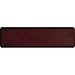 Smart Step Home Collection 72 Inch by 20 Inch Fleur-de-Lys Mat, Burgundy