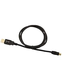 Basics Cable USB 2.0   A Macho a Mini B   3 pies (3.0 pies), Negro