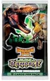 Dinosaur King Trading Card Game Series 4 Black Dinosaur Rampage Booster Pack