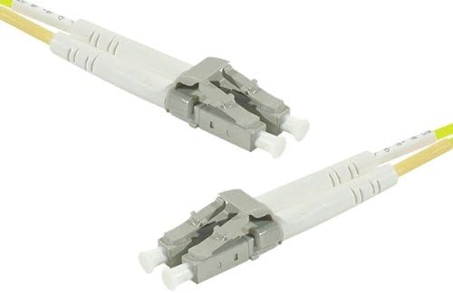 Dexlan 65.6ft OS1 9/125 LC/LC SM Fiber Duplex Patch Cord
