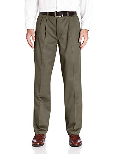 Relaxed Fit Wrangler Pleated Khaki Pants Khakis Pants Wrangler No