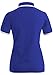 CLOVERY Women's Casual Design Short Sleeve PK Polo Shirts Cobalt Medium