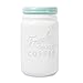 DII Ceramic Kitchen Matching Containers, (Set of 2) Cookie Jar & Coffee Canister-Aqua