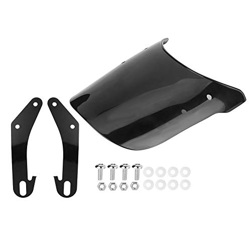 For Motorcycle Wind Deflector -- Motorcycle Windshield 11.0 * 7.4 * 2.7In Universal Motorcycle Modified Windscreen Motorbike Windscreens & Wind Deflectors