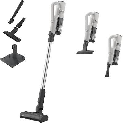 5000 kabelloser Akku-Staubsauger, Leichtgewicht (1,9 kg), MultiFloor-Bodendüse mit LED & Anti-Tangle, freistehende Ladestation, waschbarer E10-Filter, 18,5 V, Weiß, AP51UH18ST