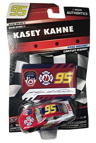 NASCAR Authentics Kasey Kahne #95 Diecast Car 1/64 Scale - 2018 Wave 11 - with Die Cut Magnet - Collectible