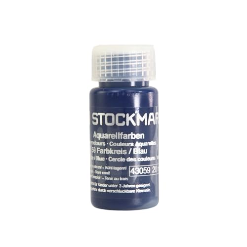 Stockmar Circle Color Watercolor Paint: Blue, 20ml
