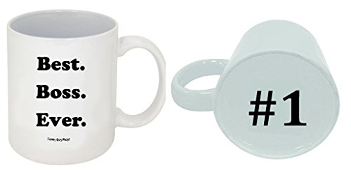 Funny guy mugs best boss ever ceramic coffee mug, white…