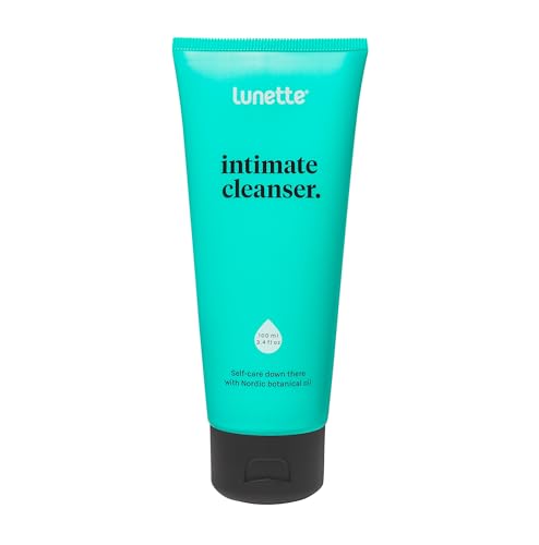 lunette Intimate Cleanser, Cleansing, Soothing and Moisturizing Wash, 3.4 Fl Oz Tube