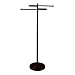Gatco 1508 Floor Standing S Style Towel Holder, Bronze