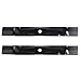 GX22151 (2) Mower Blades for John Deere D100 D105 D110 D120 D125 D130