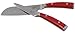 Emeril Lagasse Razor Sharp 2 Piece Chef Knife Set - 5 inch Santoku Knife, 3.5 Inch Stainless Steel Paring Knife, Forged Steel Clad Emerilware - Red Handles