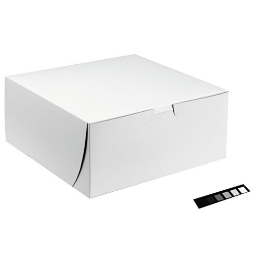 Click Here to See More Images 4quot; x 9quot; Tuck-Top Bakery Boxes in White