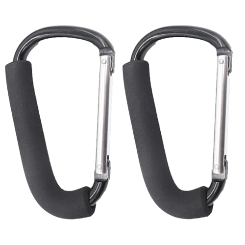 PandaEar 2 Pack Stroller Hooks, 6.3