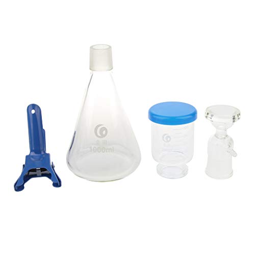 image for D DOLITY 1000ml Filtration Apparatus Vacuum Lab Filtering Unit Flask F