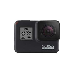 GoPro Hero7 Black — Waterproof Action Camera with Touch Screen 4K Ultra HD Video 12MP Photos 720p Live Streaming…