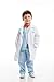 Spooktacular Creations Jr. Doctor Lab Coat Deluxe Kids Toddler Costume Set for Halloween Scrub Dress Up Party and Scientists Role Play (3T)
