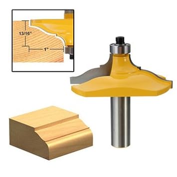 Generic 1/2 Inch Shank Ogee Chisel Cutter Router Bit Door Woodworking Carpentry Tool