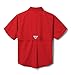 Columbia Kids & Baby Big Boys’ Bonehead Short Sleeve Shirt, Red Spark, Largethumb 2
