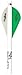 Bohning Blazer Quickfletch (50-Pack), Neon Green