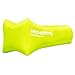 Inflatable Lounger and Indoor Outdoor Sofa: Lazybag Air Lounge Chair with Built-in Headrest | Banana Sleeping Bag, Hammock, Pool Float, Portable Camp Seat, Lazy Hangout Couch Bed (Green)