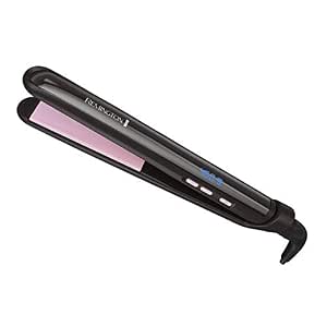 Amazon.com: Alisador de Cabello Digital de Cerámica Remington S9500,  Colección Salón, con Placas Amplias Impregnadas con Perlas, 1 pulgadas,  Negro : Belleza y Cuidado Personal