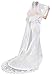 EllieHouse Women's Custom Made Long 2 Tier Wedding Bridal Veil With Free Comb White E74