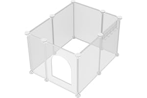 FANPBOW Extra Large Cat Litter Box Enclosure Splash Guard, DIY Litter Box Shields L27×W21×H17 in| Easy Clean