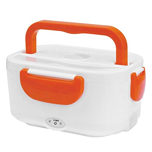vanpower Portable Electric Heating Lunch Box Food Heater Rice Container (110V Orange