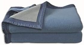 Poyet Motte AUBISQUE Wool Blanket Cornflower/Sky 300x240 cm, Myosotis/Ciel