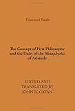 The Concept of First Philosophy and the Unity of the Metaphysics of Aristotle, Reale, Giovanni, 0873954432