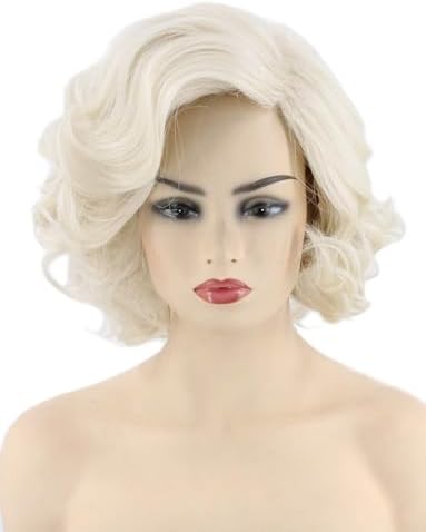 Peluca Mujer Festiva Peluca Marilyn Monroe Grafoplas - Rubia Con Rizos Peluca Mujer Festiva Peluca Marilyn Monroe Grafoplas - Rubia Con Rizos