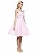 Maggie Tang 50s 60s Vintage Cocktail Swing Rockabilly Ball Gown Dress Pink L