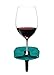 Outdoor Wine Glass Holder by Bella D'Vine for Stemless & Stemmed Glasses, Comes with a Wine Stake for Picnics, Grass, and Sandy Beaches, Fun Wine Gift in Marine Blue