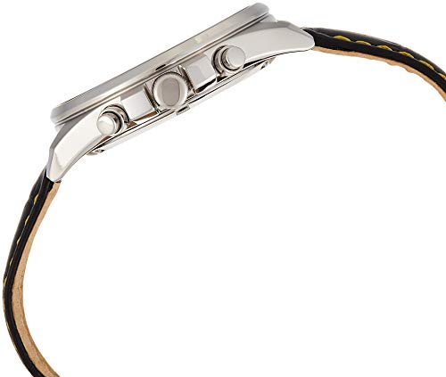 Seiko Herrenuhr Chronograph Quarz mit Lederarmband – SNDC89P2 – Bild 4