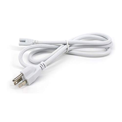 T5 T8 LED Integrated LED Tube Power Wire Cable with On/Off Switch 3 Prong Plug (5ft 1-Pack US Plug Cord)