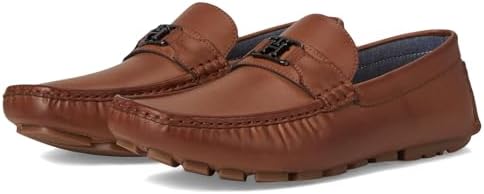 Guess Men\'s Driving Loafers Brown Size 9.5 M Faux Leather Rubber Sole GUESS® Aarav Driving Loafers main image 2