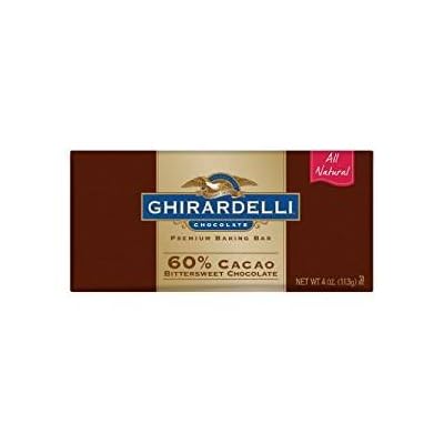 Buy Ghirardelli Chocolate Baking Bar 60 Cacao Bittersweet Chocolate 4oz Bar Pack Of 6 Online In Indonesia Bg2z2