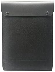 Google Pixel C Charbonize Genuine Leather and Wool Felt sleeve case (Black)